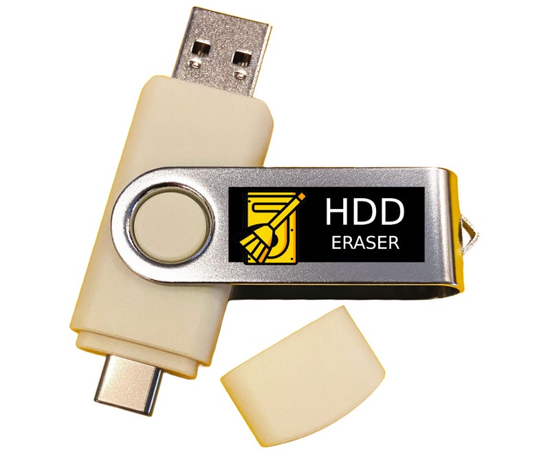TECH STORE ON Hard Drive Eraser Bootable USB Flash Drive â€“ Secure Disk Wipe Utility for PC | Permanently Delete Data to DOD 5220.22-M Standard â€“ Safe for HDD & SSD - Image 1